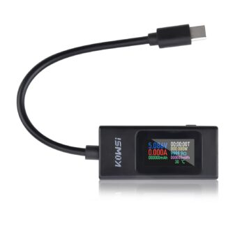 USB testija digitaalne multimeeter, must