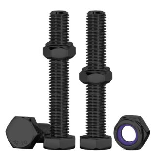 Roostevabast terasest kuuskantpeaga kruvid ja mutrid (10tk, M6)