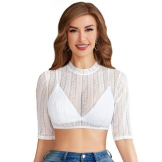 Naiste pitspluus, valge (s. 34)