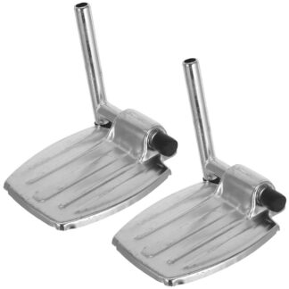 Ratastooli jalatoe kõrgendused, mustad (2tk)