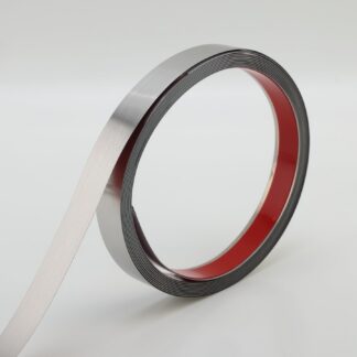 Isekleepuv roostevabast terasest liist, hõbedane (500x1cm)