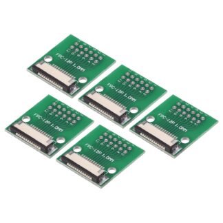 FPC FFC konverteri pistikplaat (5tk, 12-kontaktiline, 0.5mm-2.54mm)