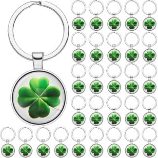 Õnnetoov võtmehoidja, neljaleheline ristik, roheline, 1 tk