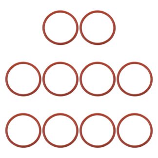 Silikoonist O-rõngas, punane (10tk, Ø 43mm, Ø 37mm, laius 3mm)