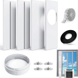 Reguleeritav kliimaseadme aknatihendi komplekt (15cm voolikule)