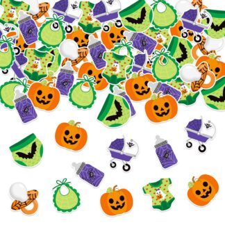 Halloweeni beebipeo konfetid, kõrvitsa ja nahkhiirega (100tk)