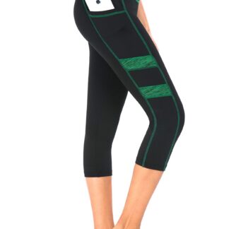 Naiste trennipüksid, läbipaistmatud, roheliste triipudega (s. S)