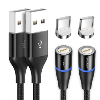 Magnetiline USB-C laadimiskaabel (2tk, 2m)