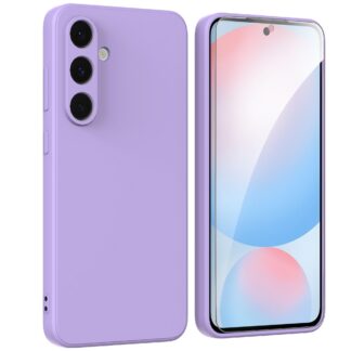 Samsung Galaxy S24 FE 5G telefonikaaned, lilla, ekraanikaitsega