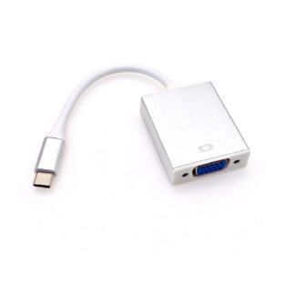 USB-C VGA adapter, must (Thunderbolt 3/4, MacBook Pro ja iPhone'ile)