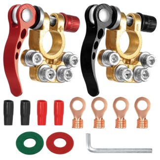 Aku klemmid sõidukitele, 4-suunalised (2tk, 12V/24V)