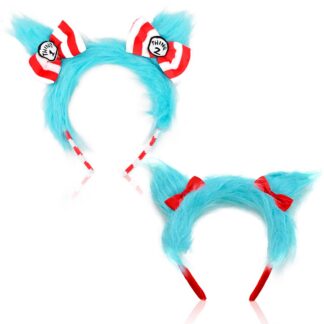 Kassikõrvadega peavõrude komplekt, lipsuga (2tk)