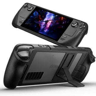 Steam Deck TPU kaitsekaaned, reguleeritava jalaga, must