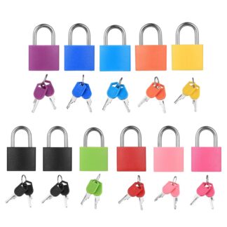 Väikeste tabalukkude komplekt, võtmetega (11tk)