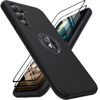 Samsung Galaxy A54 5G telefonikaaned, must (TPU+PC, koos ekraanikaitsega 2tk)