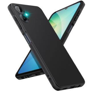 Telefonikaaned Samsung Galaxy A06 4G, silikoonist, põrutuskindel, must