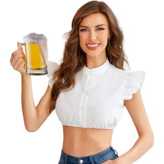 Naiste pitspluus, lühikeste varrukatega, valge (s. 34)