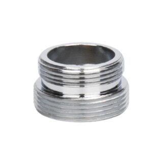 Messingist kraaniadapter aiavoolikutele, M22 väliskeermega