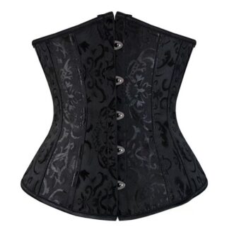 Naiste satiinist korsett, paeltega, gooti-vintage stiilis XL