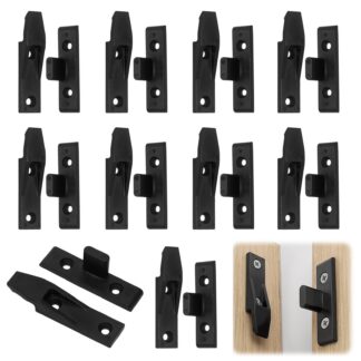 Plastikust kinnitusnurgad, mustad (20tk)