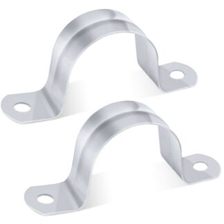 Roostevabast terasest U-kujulised toruklambrid (20tk, 40mm)