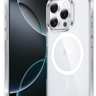 iPhone 16 Pro telefonikaaned, põrutuskindel, magnetiline, läbipaistev (16cm)