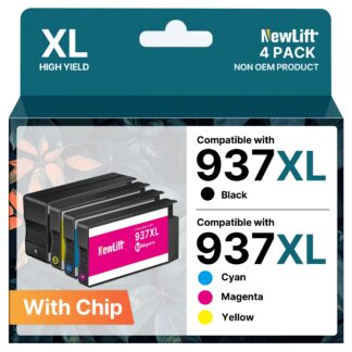 Tindikassettide multipakk, ühilduv HP 937 printerile, must/tsüaan/magenta/kollane