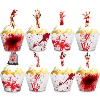 Halloweeni koogikaunistused (48tk)