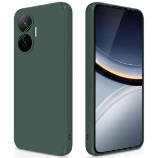 Xiaomi Poco F7 telefonikaaned, vedelast silikoonist, roheline