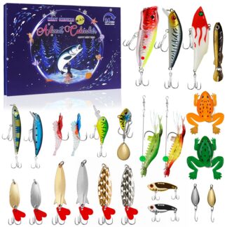 Kalastustarvete advendikalender, sisaldab 24 lanti! Lubatud avada enne jõule!