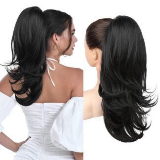 Hobusesabapikendus, paelaga, naturaalmust (51cm)