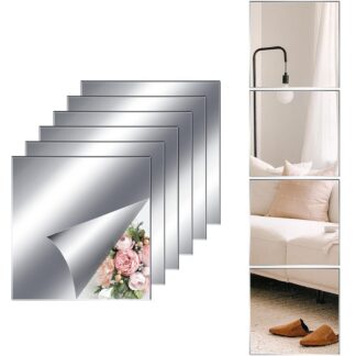 Kleebitavad peegelplaadid (6tk, 30x30cm)