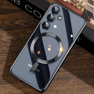 Samsung Galaxy S24 telefonikaaned, titaanmust, MagSafe'i ja kaamerakaitsega