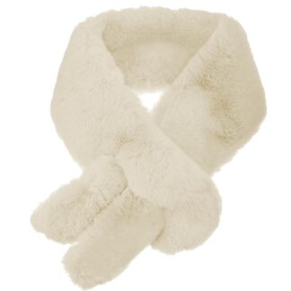 Kunstkarusnahast kaelussall, beež (85x10cm)