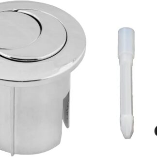 WC loputusnupp, kahepoolse loputusega, poolkuu kujuline