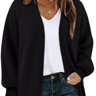 Naiste pikk õhuke kardigan (must, s. L)