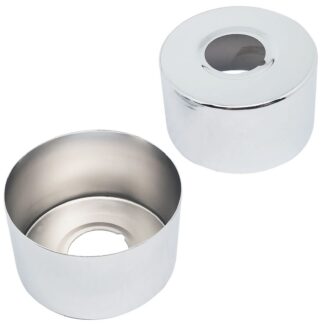 Roostevabast terasest ümmargune torukate (2tk, 40mm, 1.9cm torudele)