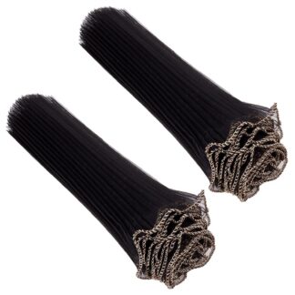 Võrkpaber lillede pakkimiseks, must (2tk, 455x28cm)