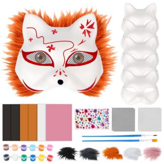 Kassimaskide meisterdamise komplekt koos materjalidega, 6 maski