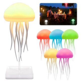 Dekoratiivne LED meduus-lamp, värviline