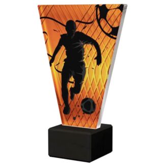 Jalgpalli trofee, kuldne saabas, klaasist