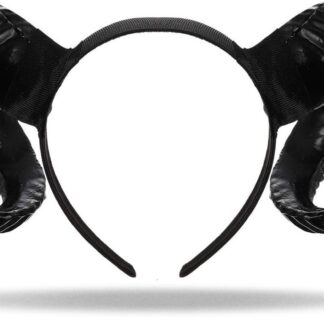 Lamba sarvedega peavõru, Halloweeni kostüümiks, must