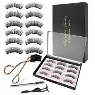 Magnetripsmed aplikaatoriga, korduvkasutatav, must (12tk)