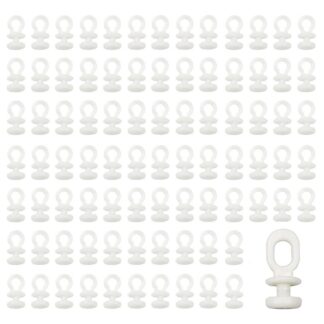 Kardinaglidid ja konksud, valge (100tk)