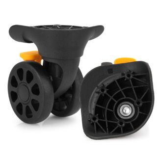 Vastupidavad kohvri asendusrattad, mustad