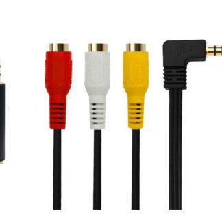 Audio-videokaabel MP3/arvutile, 3.5mm kuni RCA (2.5m)