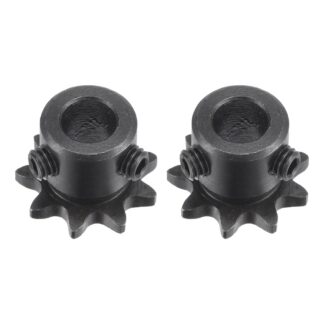 Rullketi ketiratas, süsinikterasest (2tk, 8mm ava, 6.35mm samm, 9 hammast)