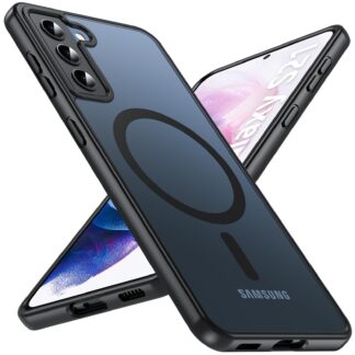Samsung Galaxy S21 telefonikaaned, magnetilised, põrutuskindlad, must