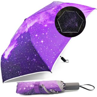 Laste helkuriga vihmavari, lilla