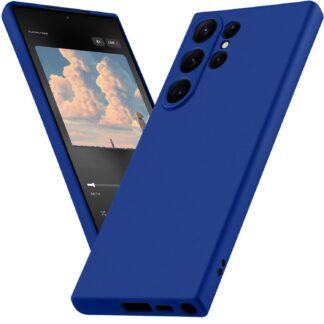 Samsung S24 Ultra telefonikaaned, õhukesed, põrutuskindlad, tumesinine